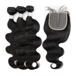 Weave Body Wave Bundles With Closure